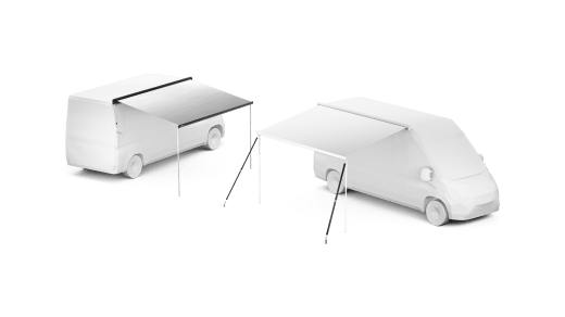RV awnings from the side