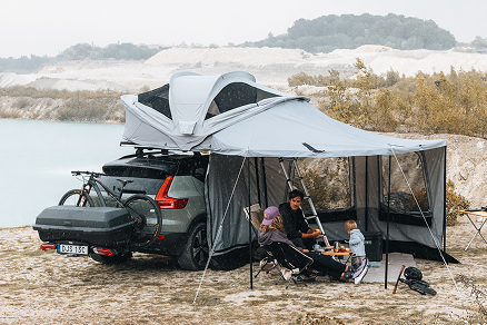 Thule 車頂帳篷，車頂帳篷有遮陽篷