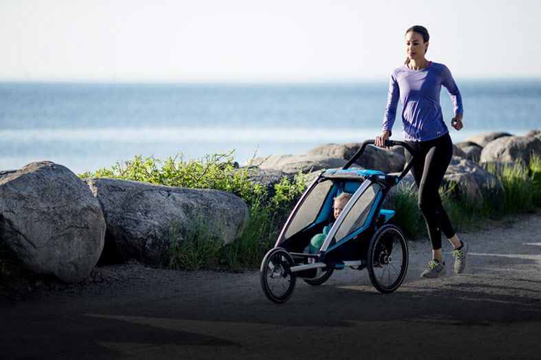 Stabiler JoggerKinderwagen oder JoggerBuggy Thule Deutschland
