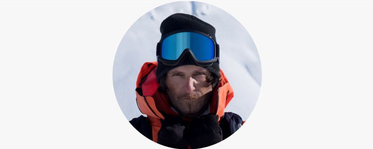 Lorenzo Alesi, professional skier and Thule ambassador.