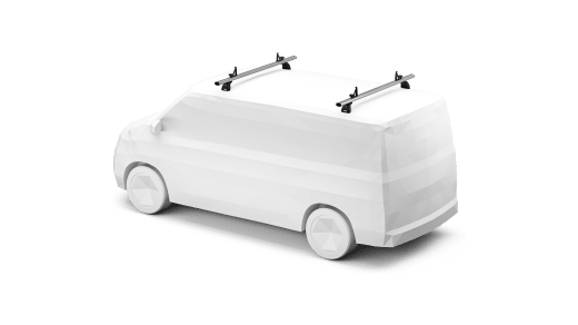 Van racks from the side