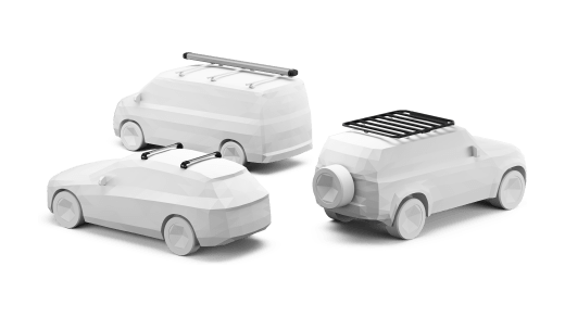Roof cargo platform collection from the side