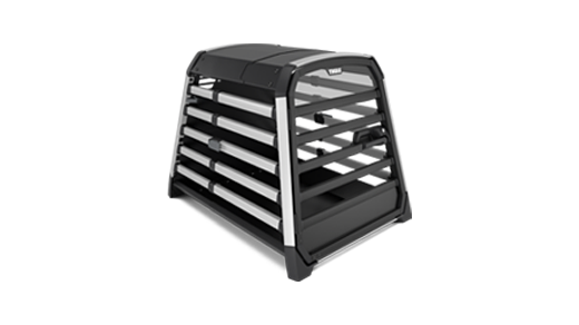 Dog crate from the side