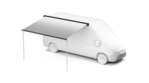 RV awnings from the side