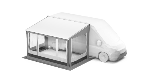 RV awnings from the side