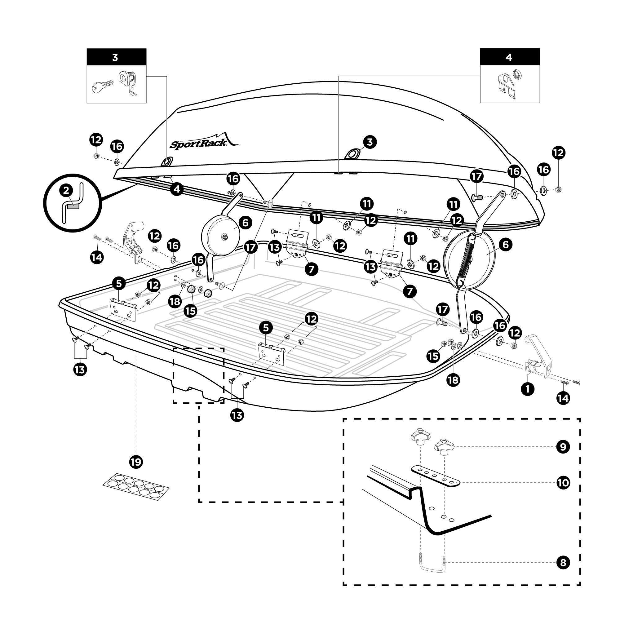 Skyline XL Black Spare Parts