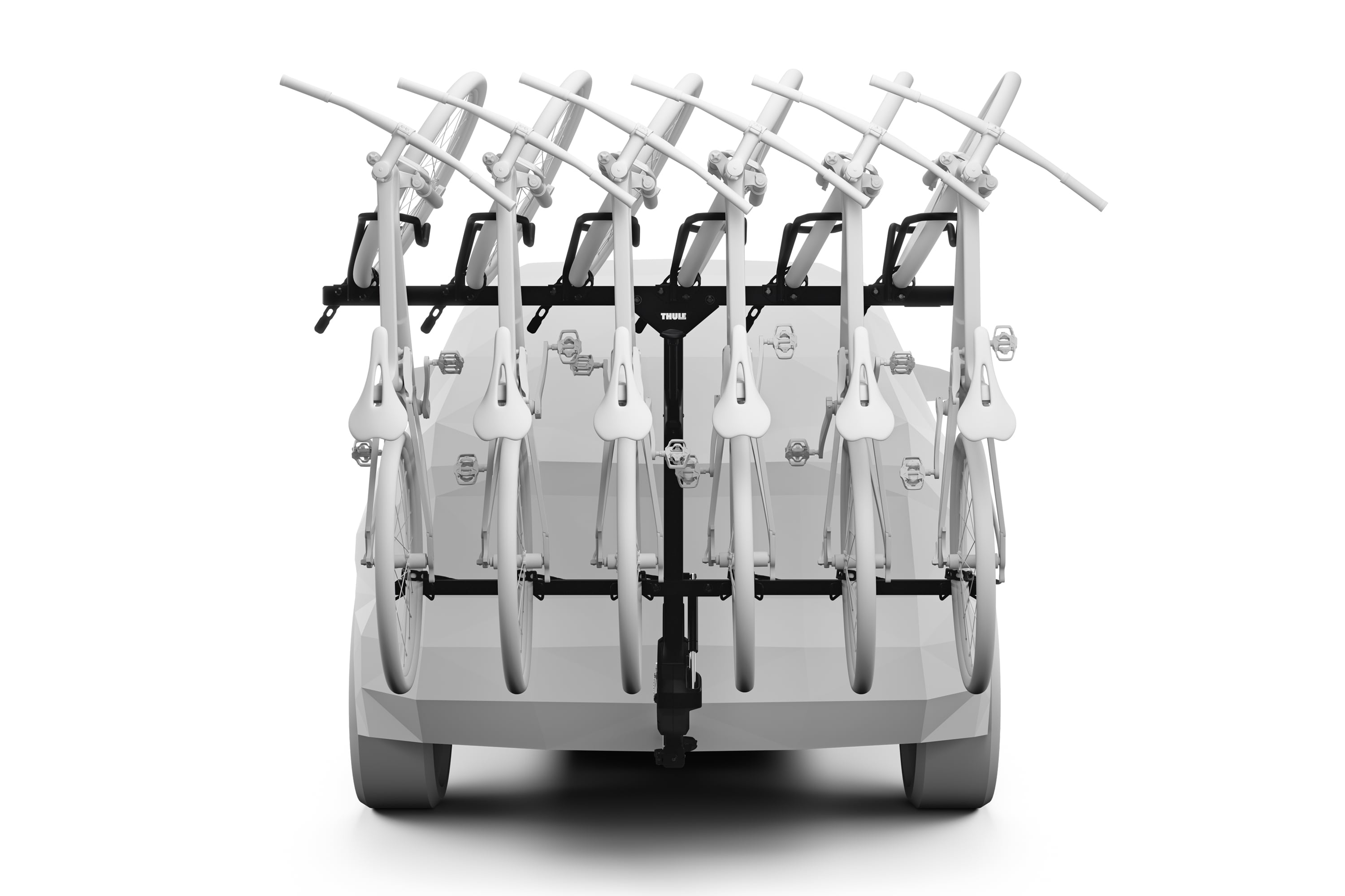 Generous spacing between bikes image