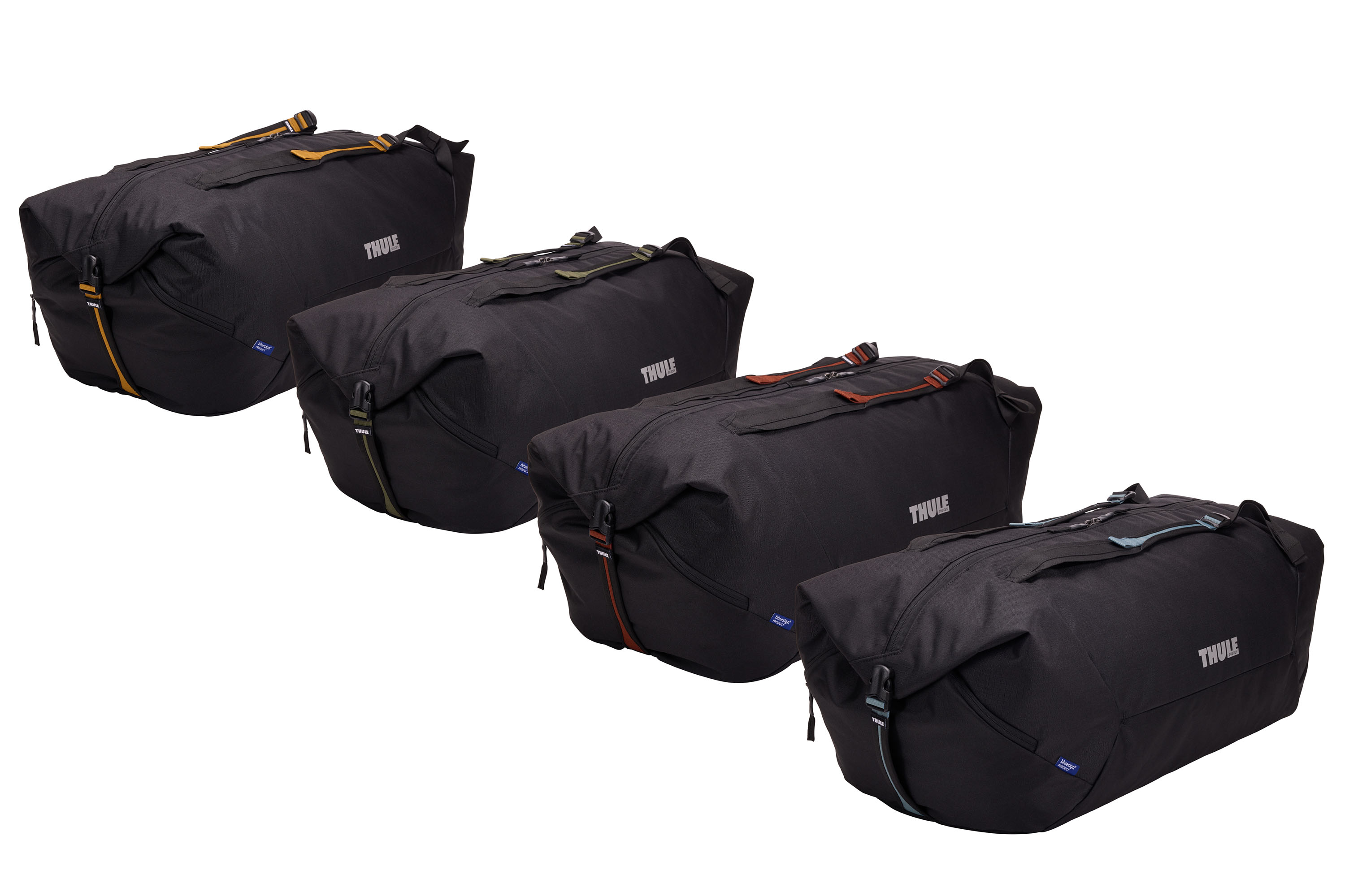 A set of four 75L duffels image