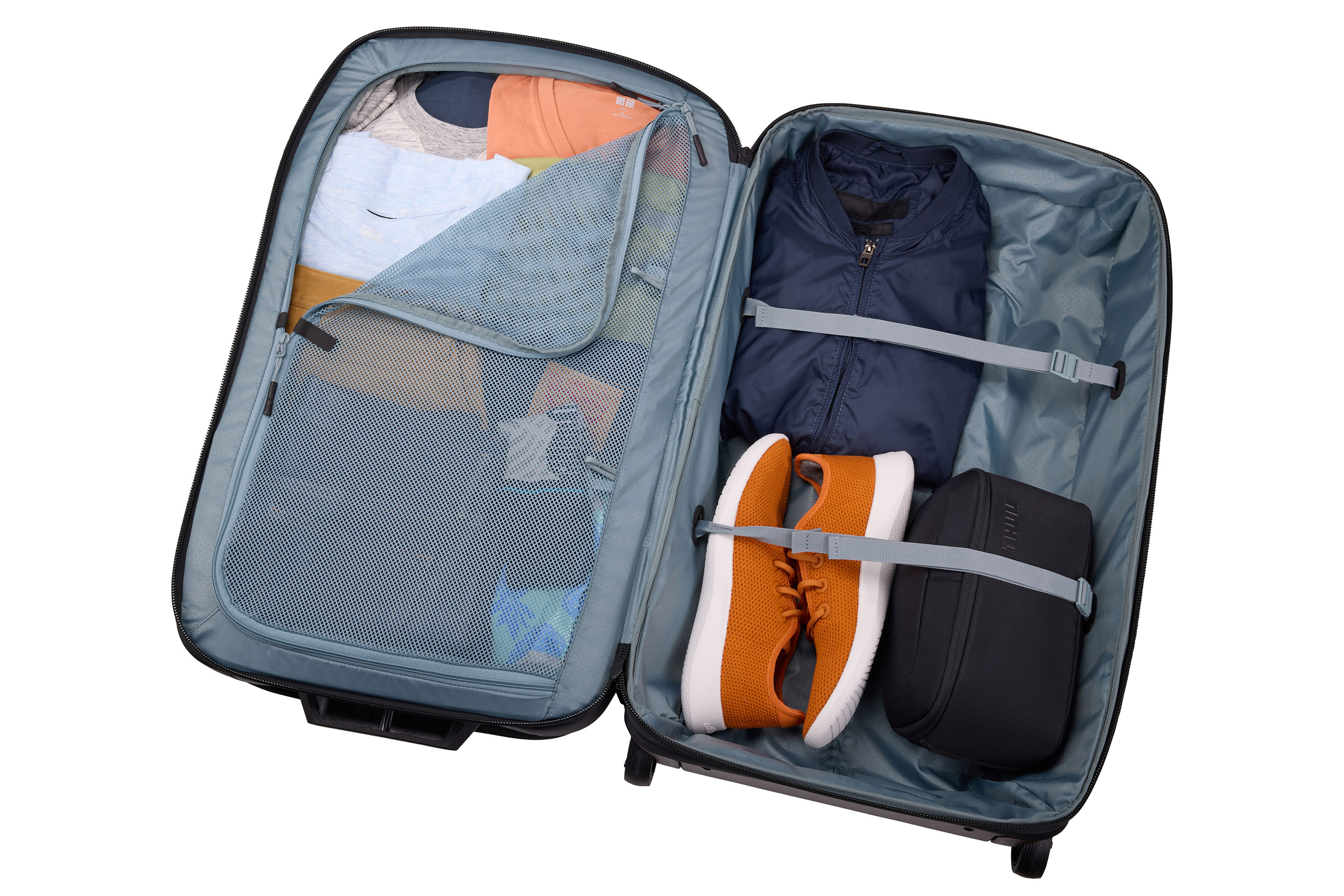 Fold-flat divider separates items image