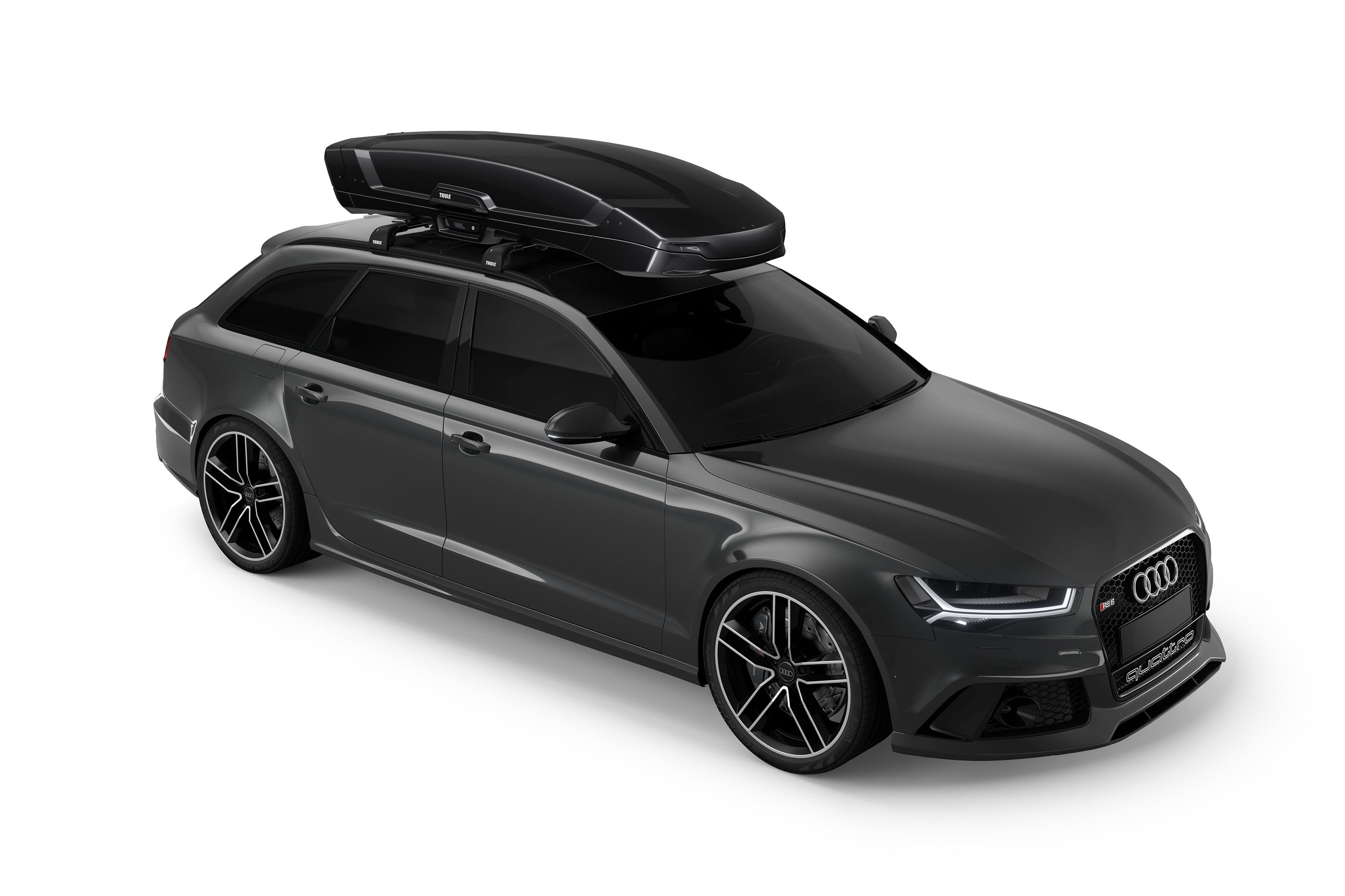 Thule Vector L takboks svart metallisk