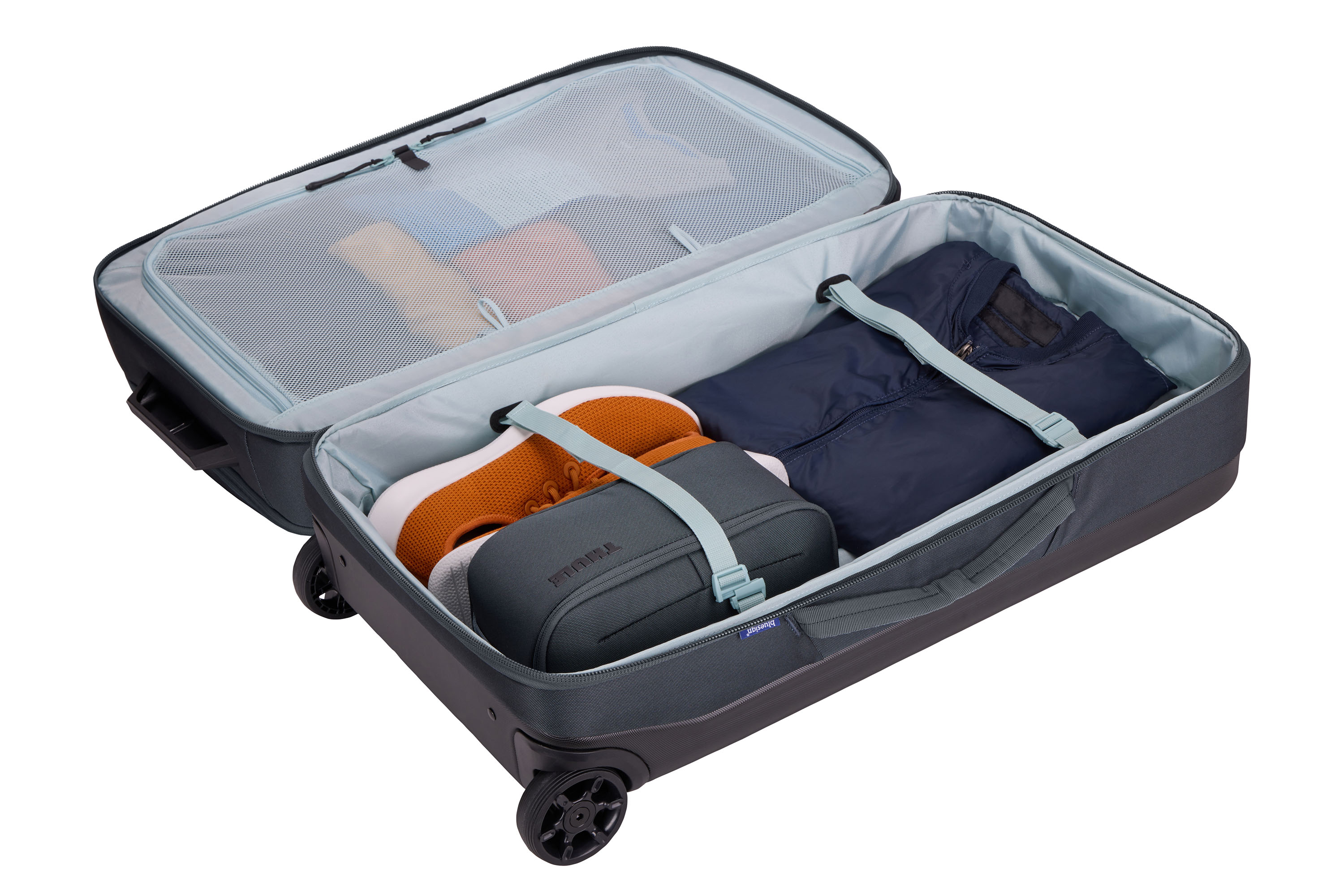 Compression straps to maximize space image