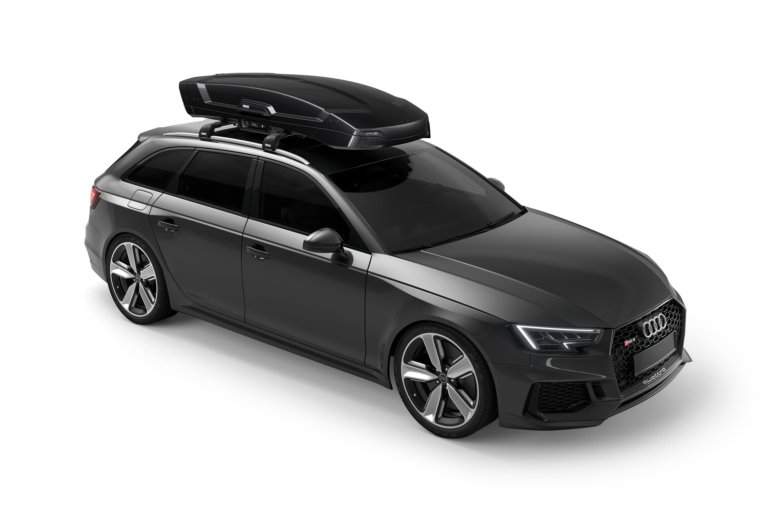 Thule Vector M takboks svart metallisk