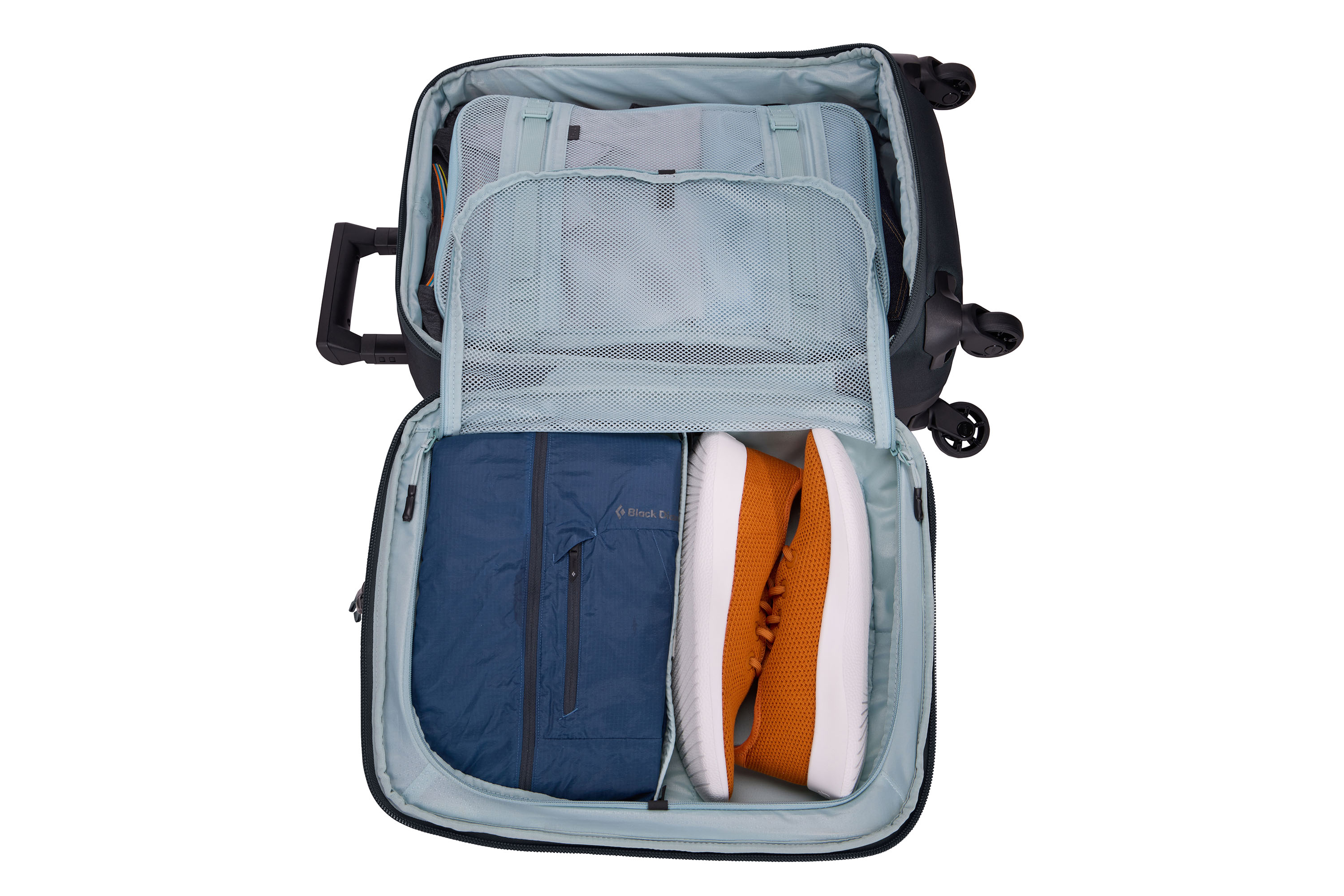 Fold-flat divider separates items image