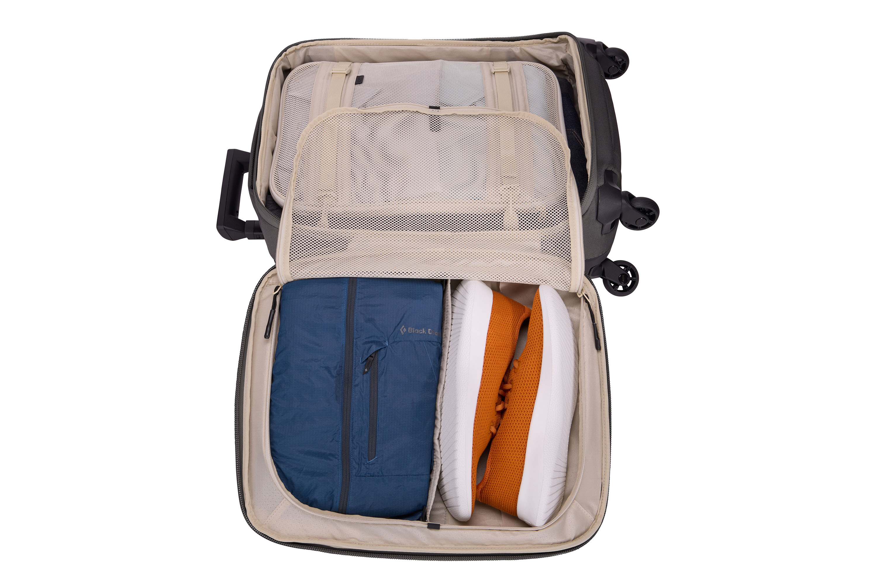 Fold-flat divider separates items image