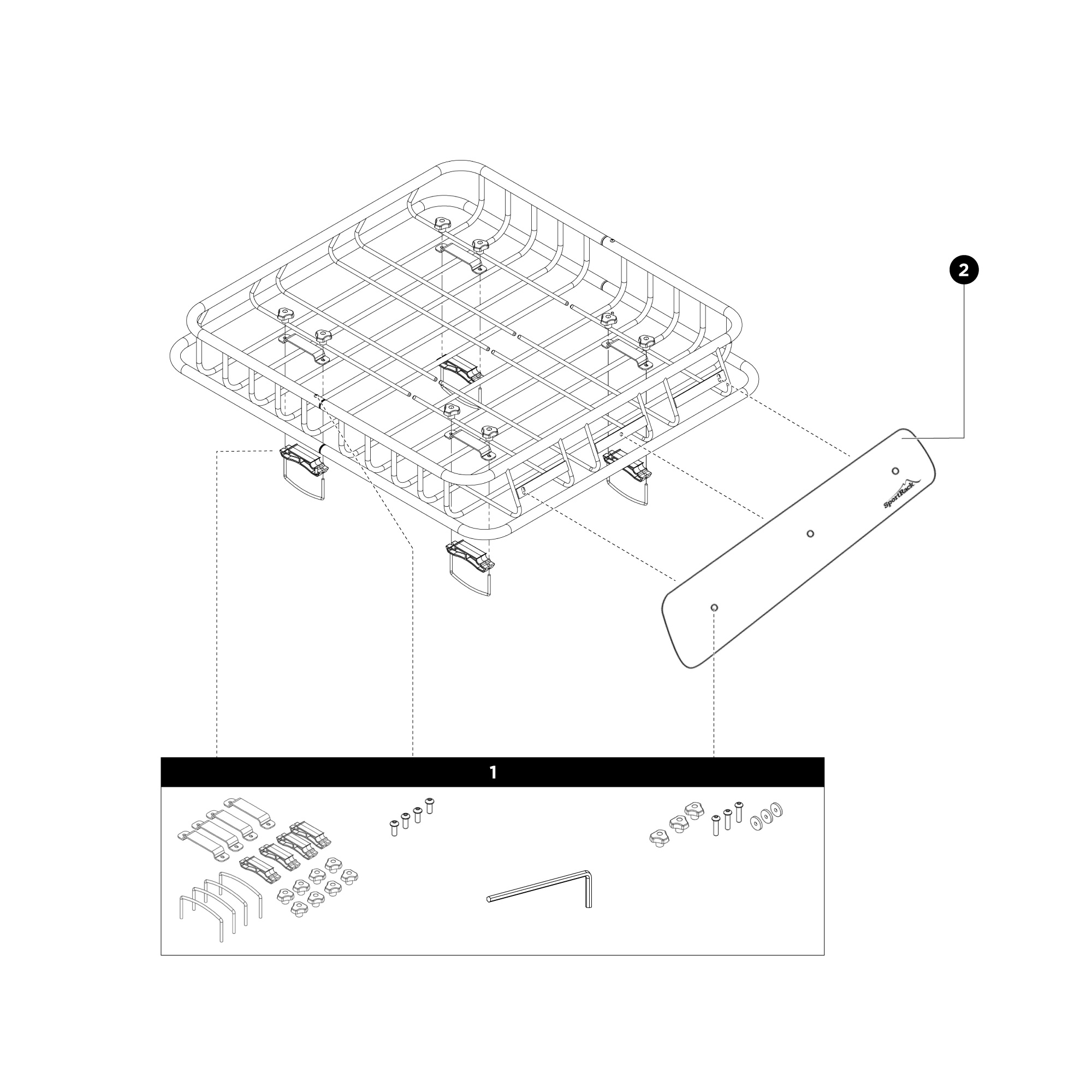 Vista Roof Basket - SportRack – The Way Outside