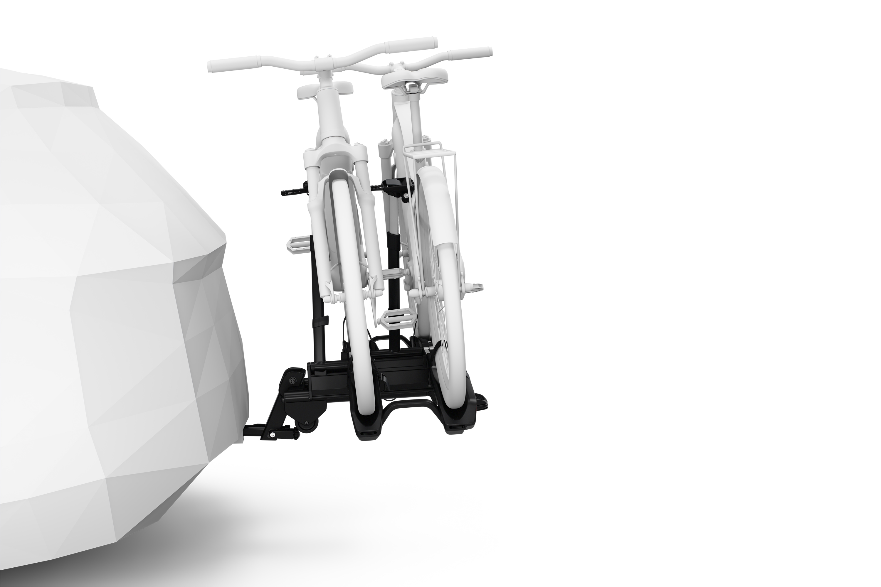 Generous spacing between bikes image