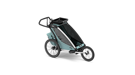 Bike trailer from the side