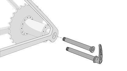 Thru axle diagram