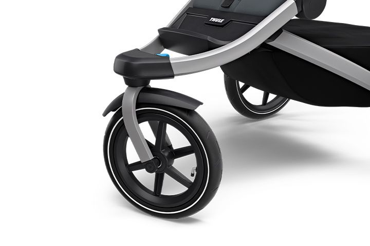thule double running pram