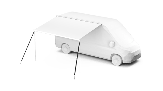 RV awnings from the side